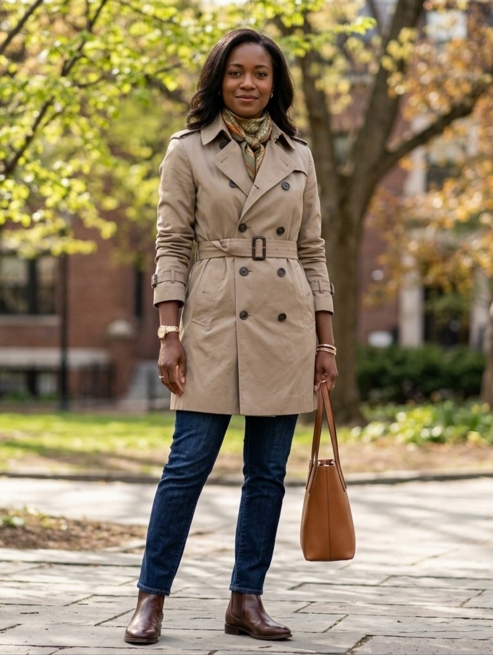 Banana Republic | Cotton Trench Coat With Detachble Liner - Picture 1 of 16